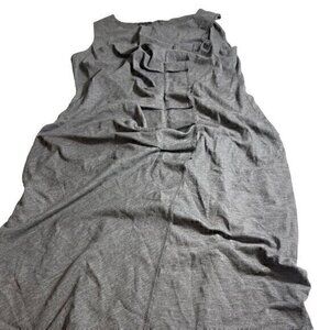 Lafayette 148 NY Womens Formed Sheath Dress Grey Sz M Elegant Back Zippe…